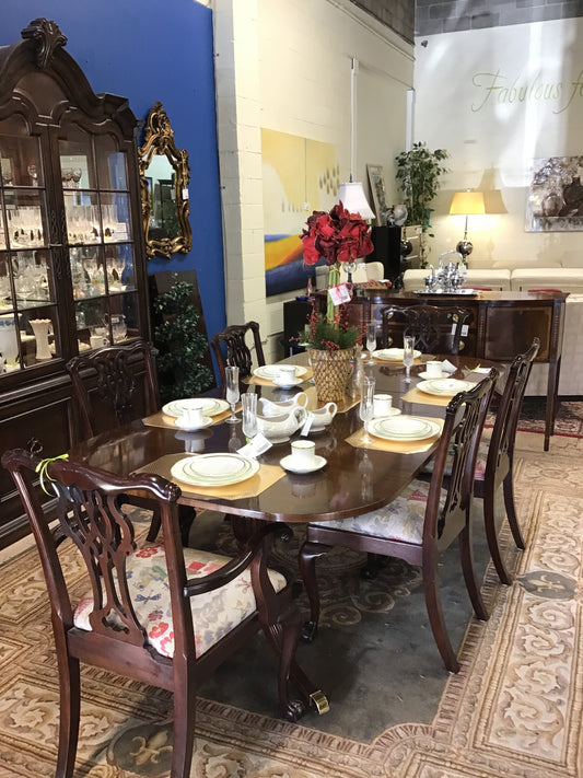 Councill Mahogany Dining Table & 6 Chairs