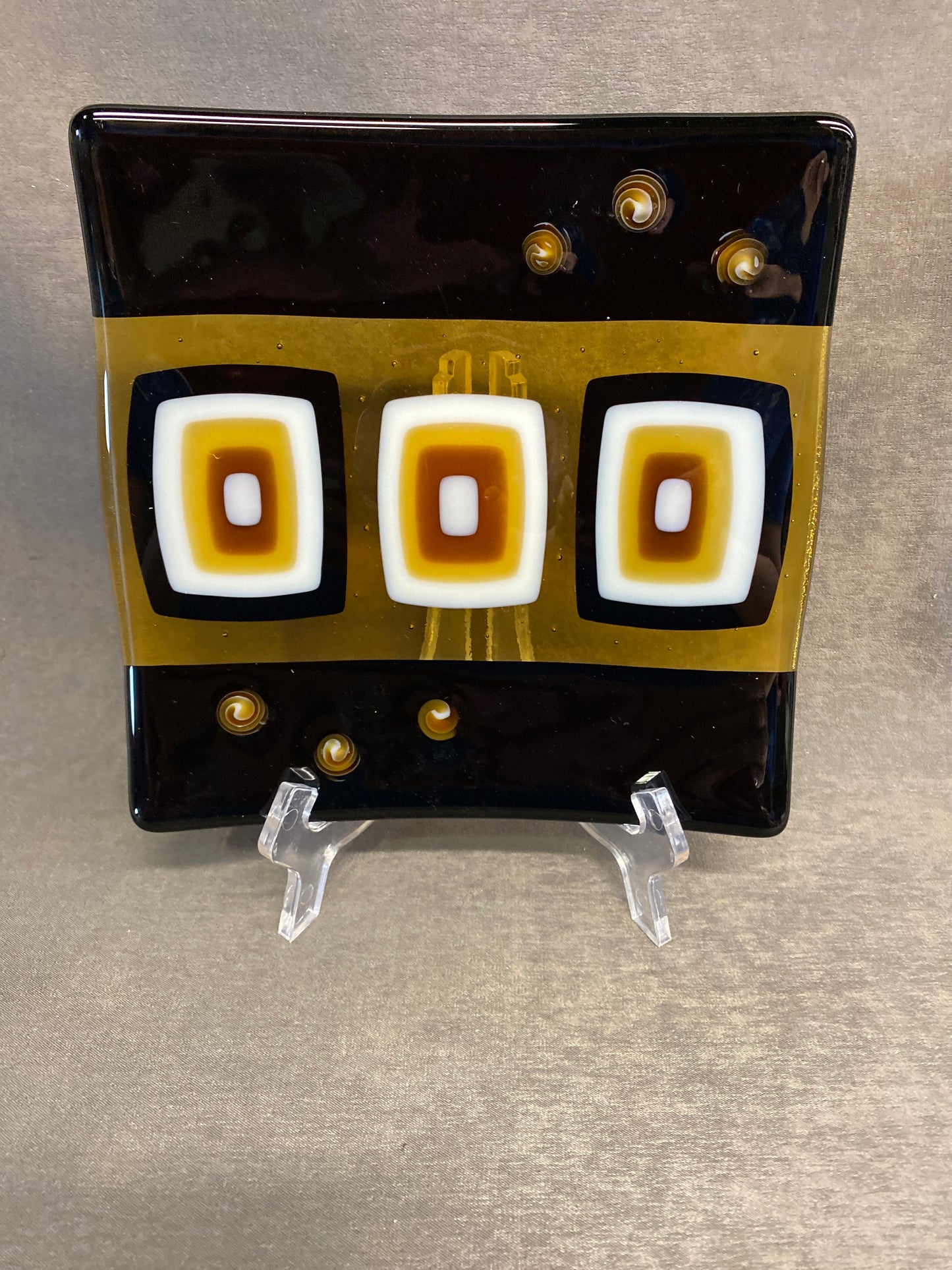 Decorative Art Glass - Black
