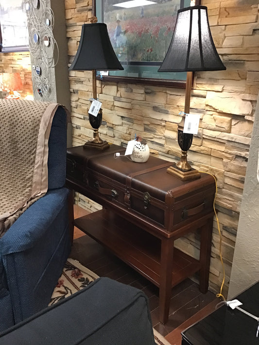 Unique! Suitcase Style Sofa Table