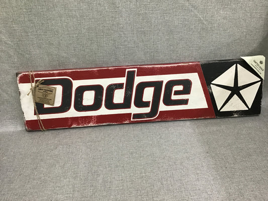 New! Vintage Style Dodge Wood Sign