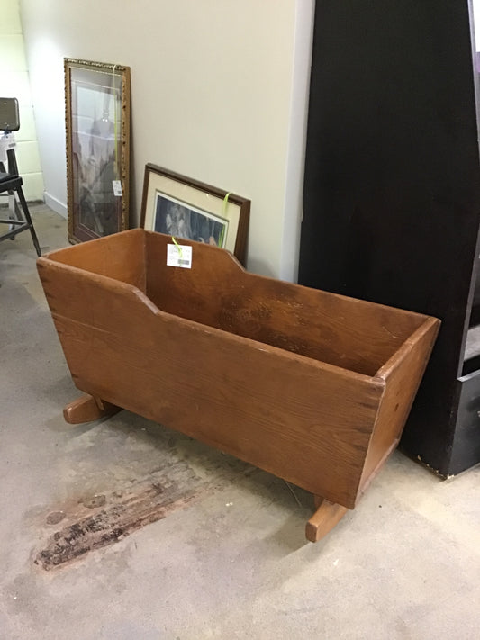 Vintage Wood Cradle