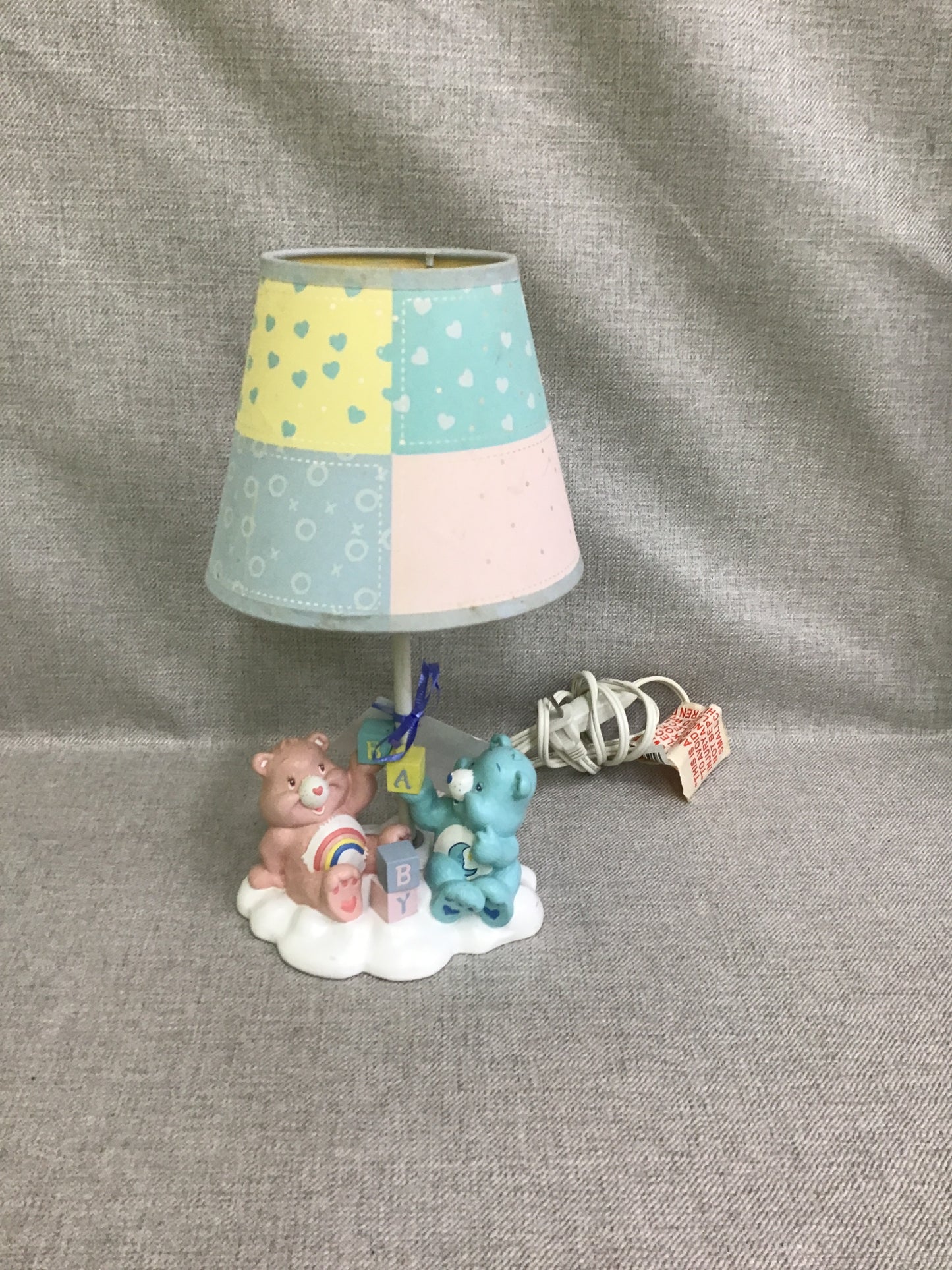 Cute! Care Bears Kids Room Lamp- 13.5"h