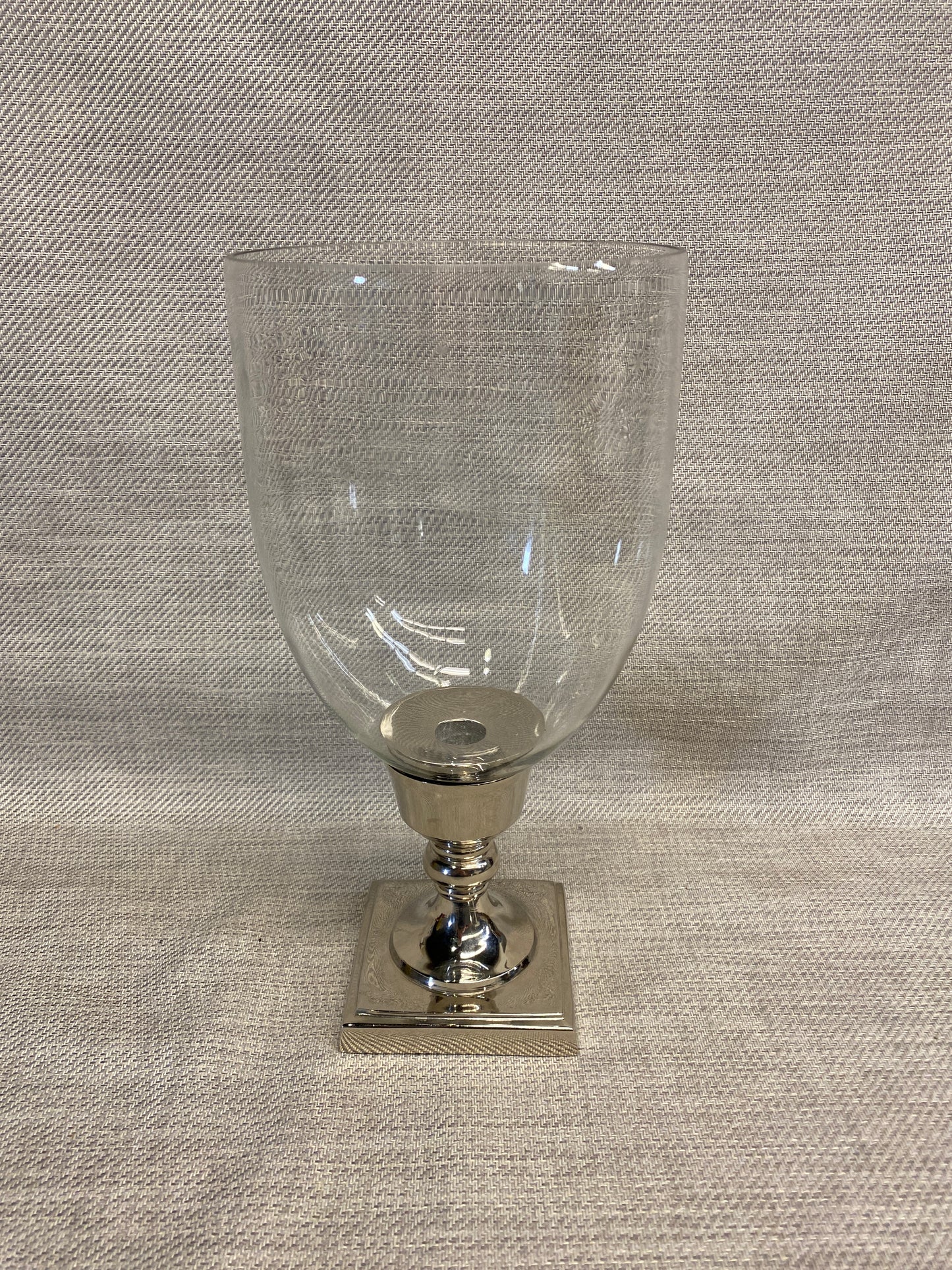 Candleholder - Glass Hurrican