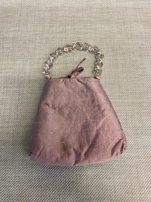 Silk Evening Bag - Pink