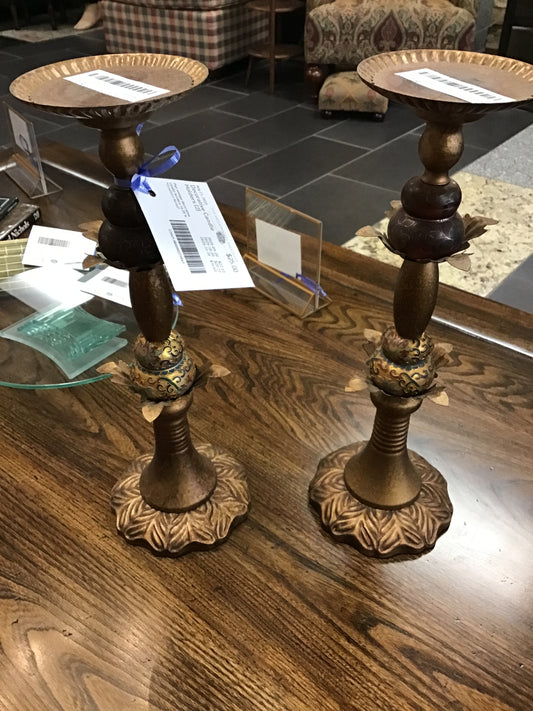 Decorative Candle Holders (2)