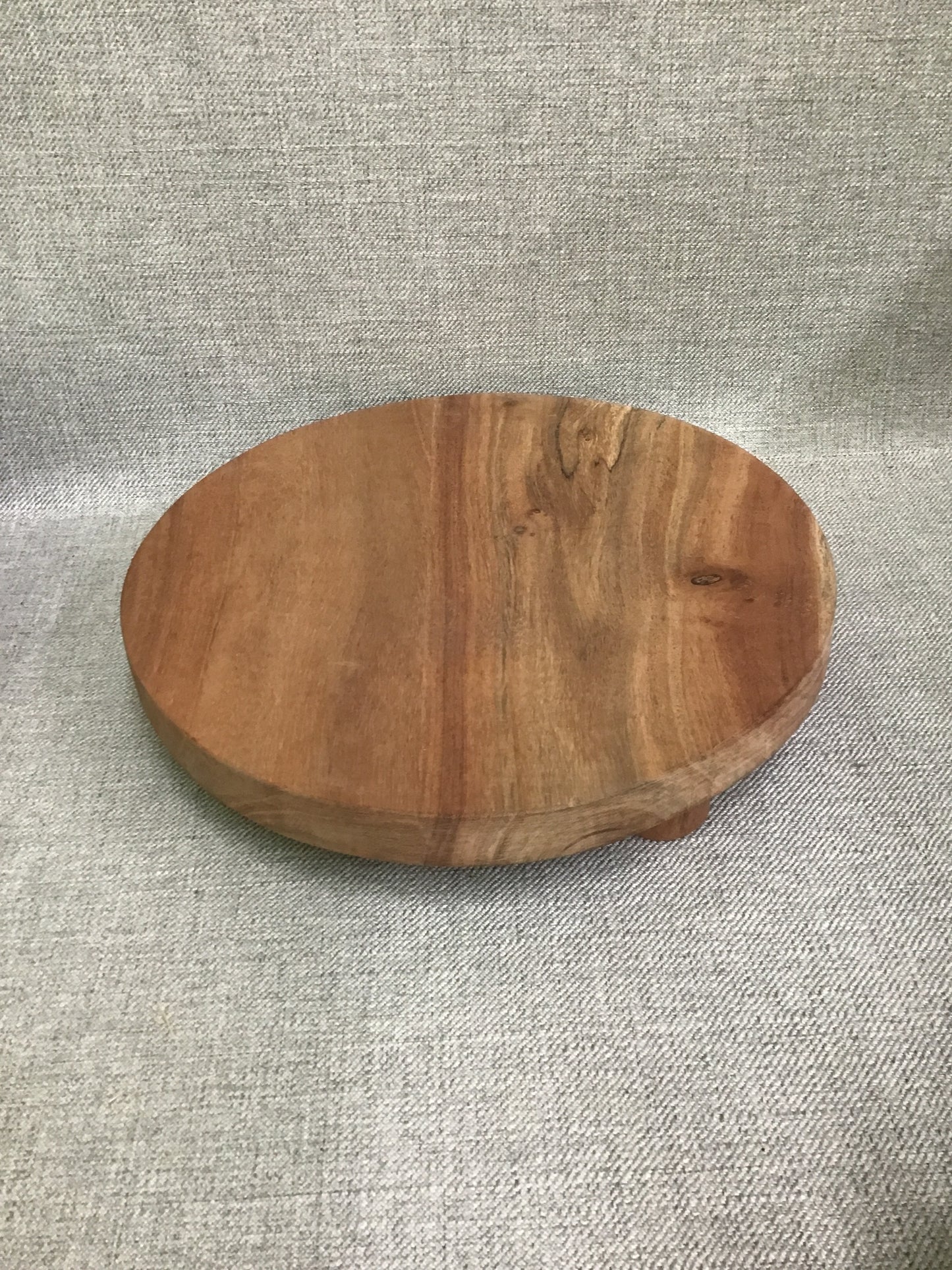 New! Round Wood Plant Stand