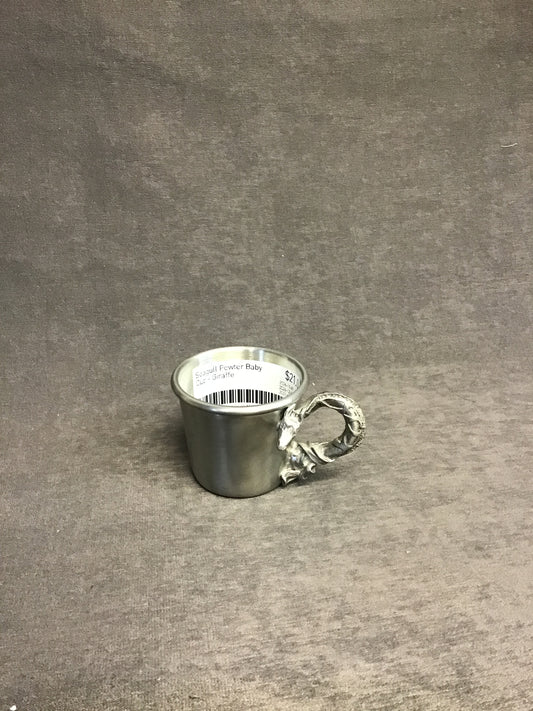 Seagull Pewter Baby Cup - Giraffe