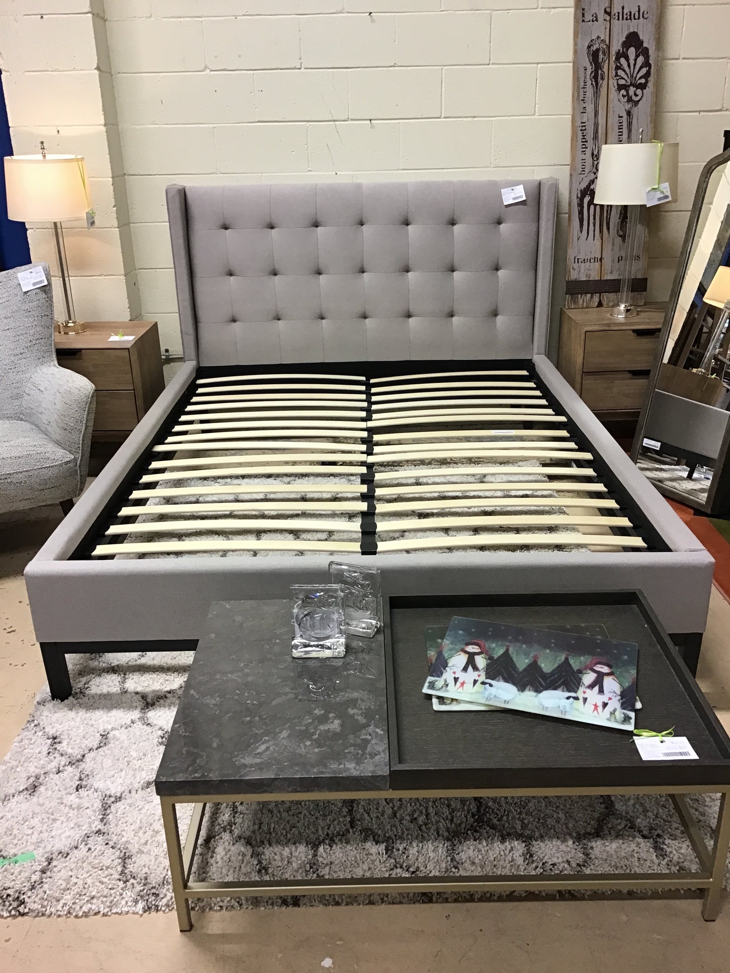 Queen Upholstered Bed