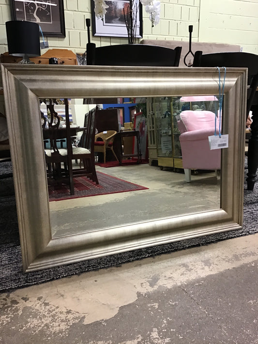 Bombay Framed Beveled Mirror - Brushed Gold