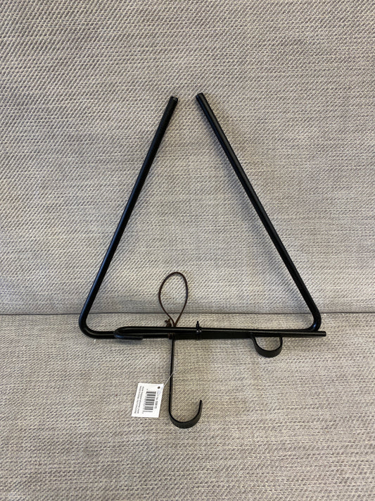 New! 3PC Wrought Iron Triangle - Dinner Gong