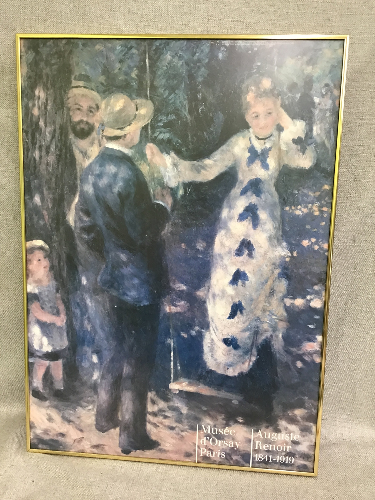 Pierre-Auguste Renoir 'The Swing' Poster