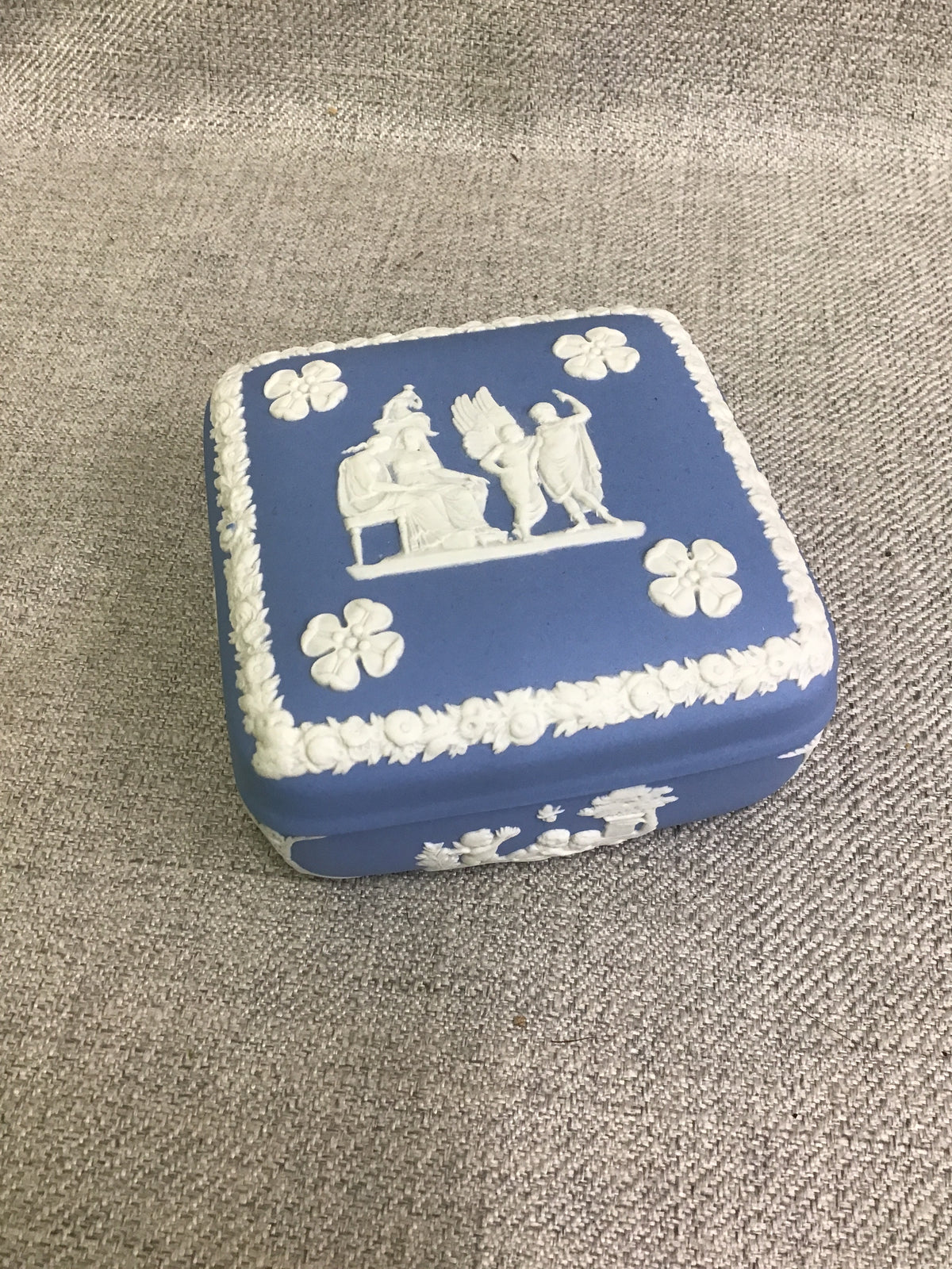 Wedgwood Jasperware Square Trinket Box