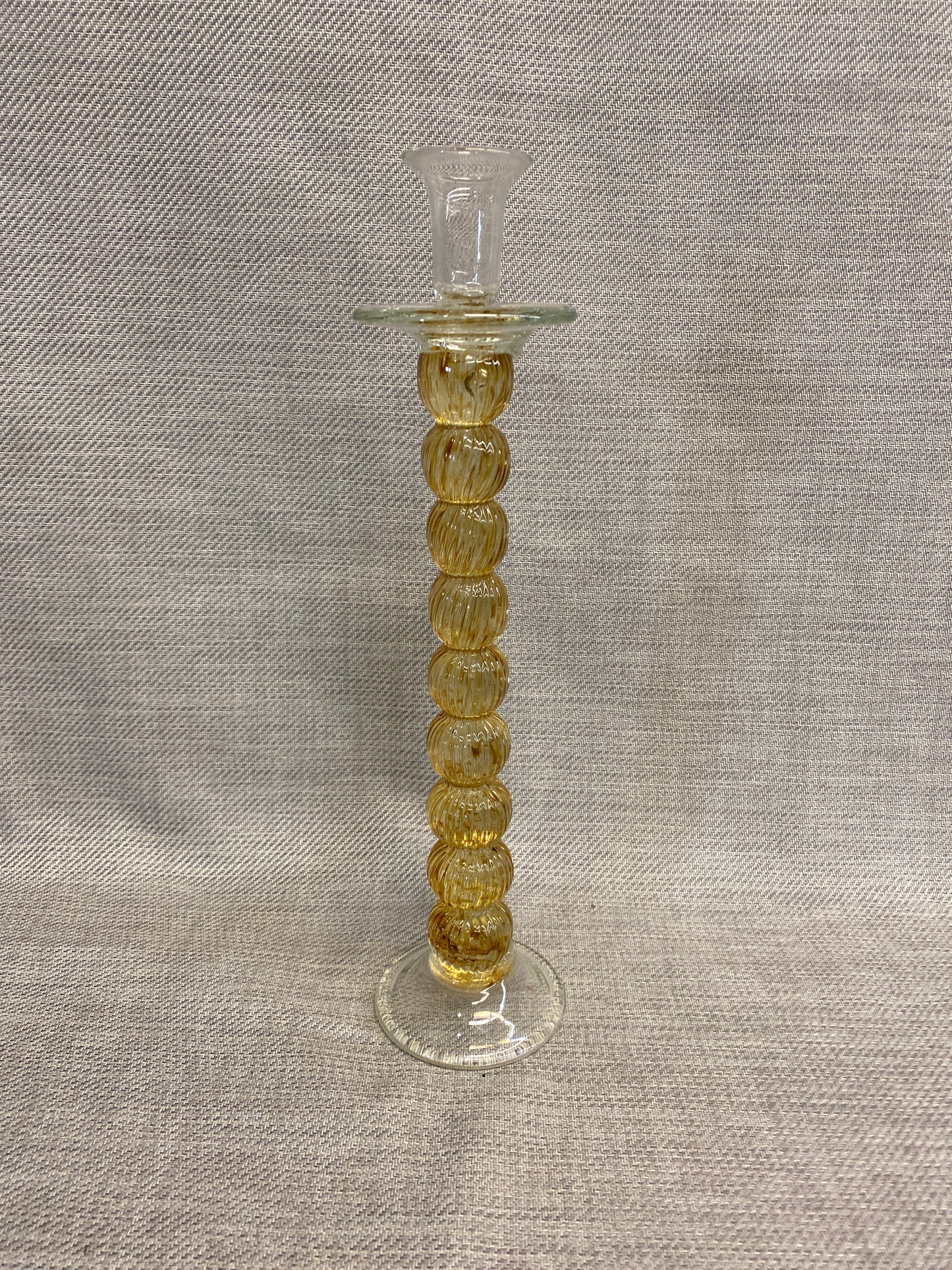 Blown Glass Candleholder - 16"