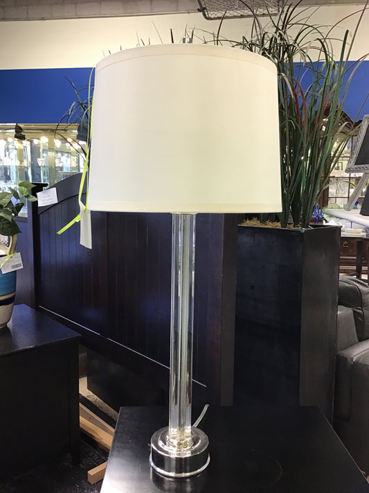 Restoration Hardware Table Lamp - Glass