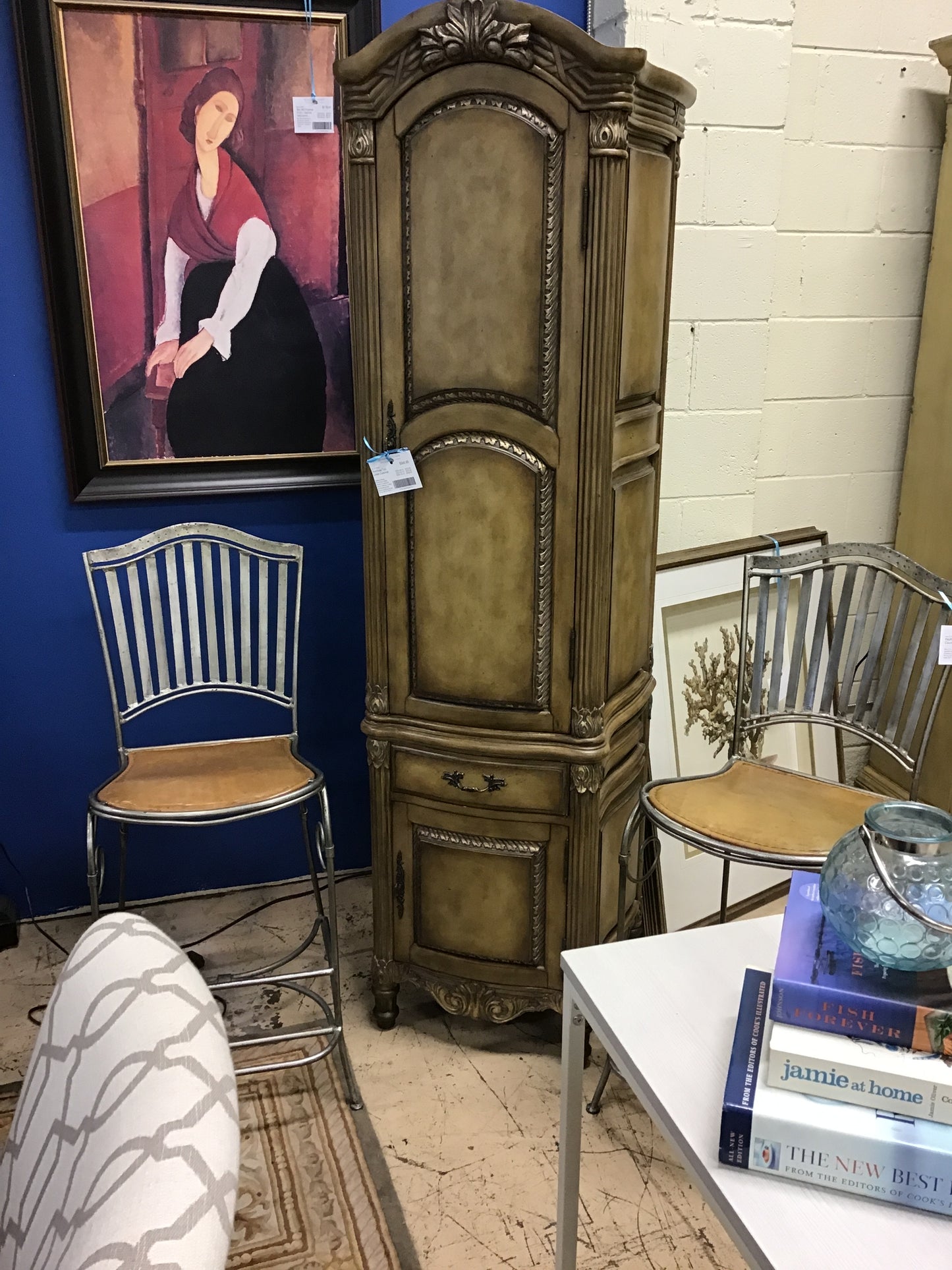 Horchow Tall Linen Cabinet