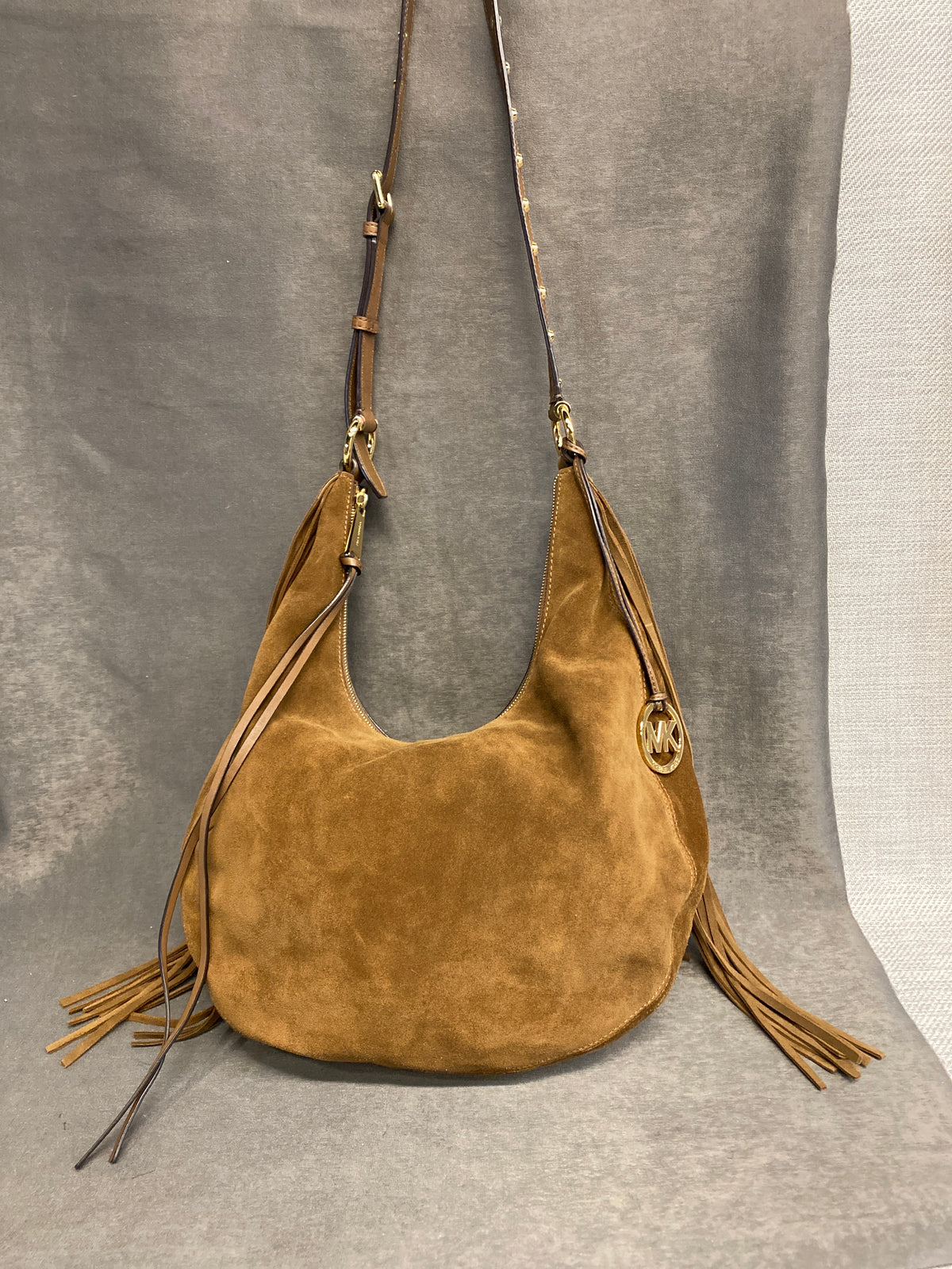 Michael Kors Rhea Slouchy Suede Shoulder Bag