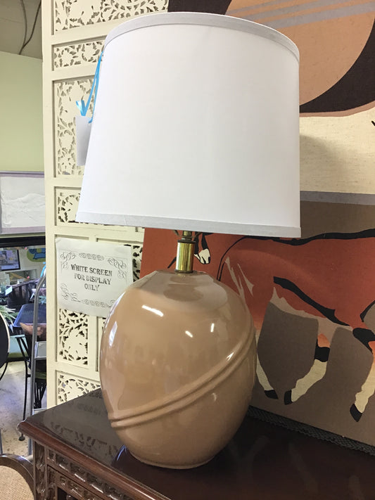 Vintage Garo Table Lamp - Light Brown
