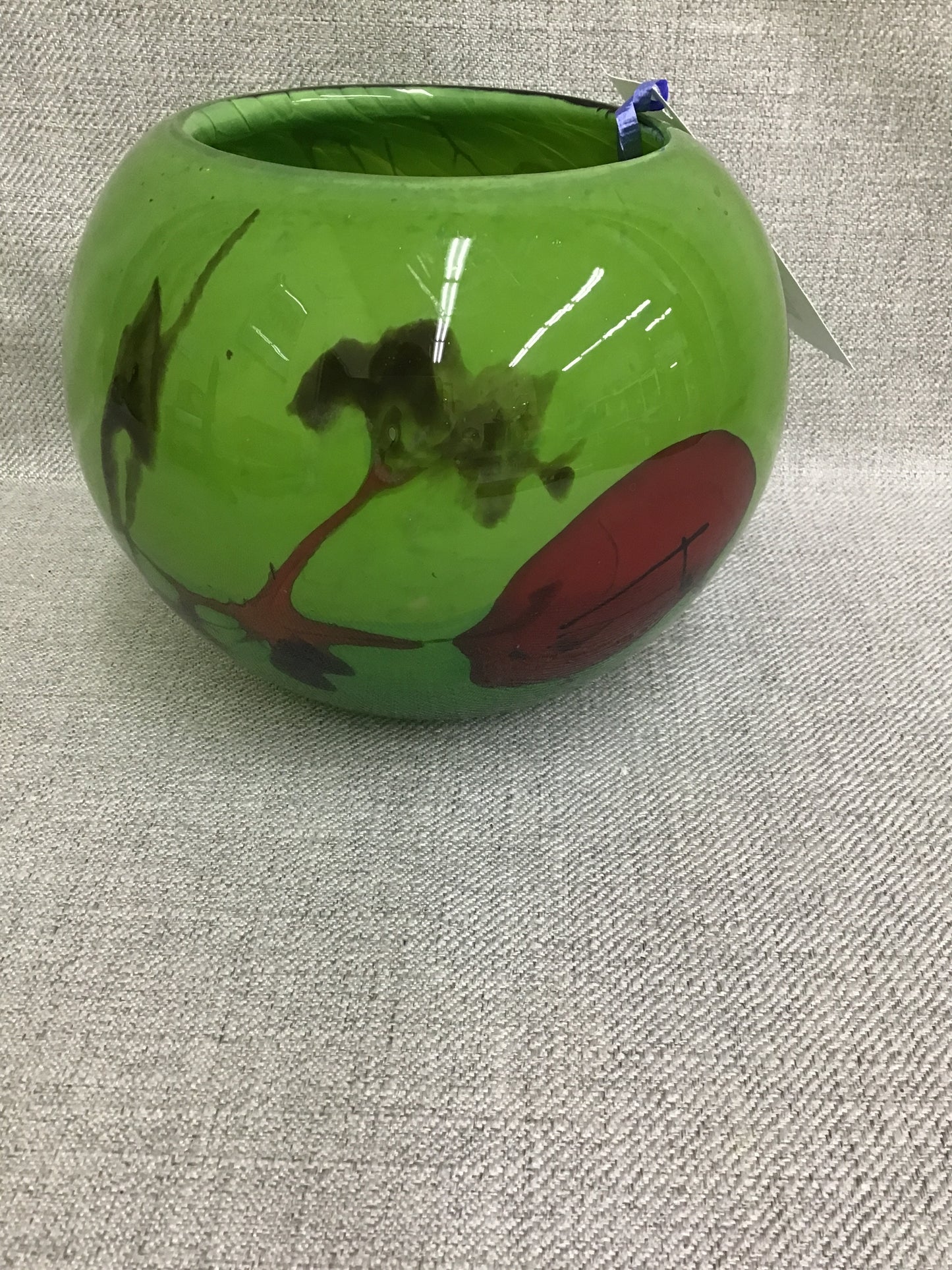 Decorative Round Glass Vase