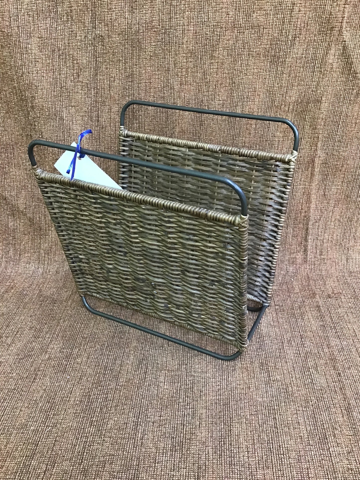 Wicker Magazine Holder