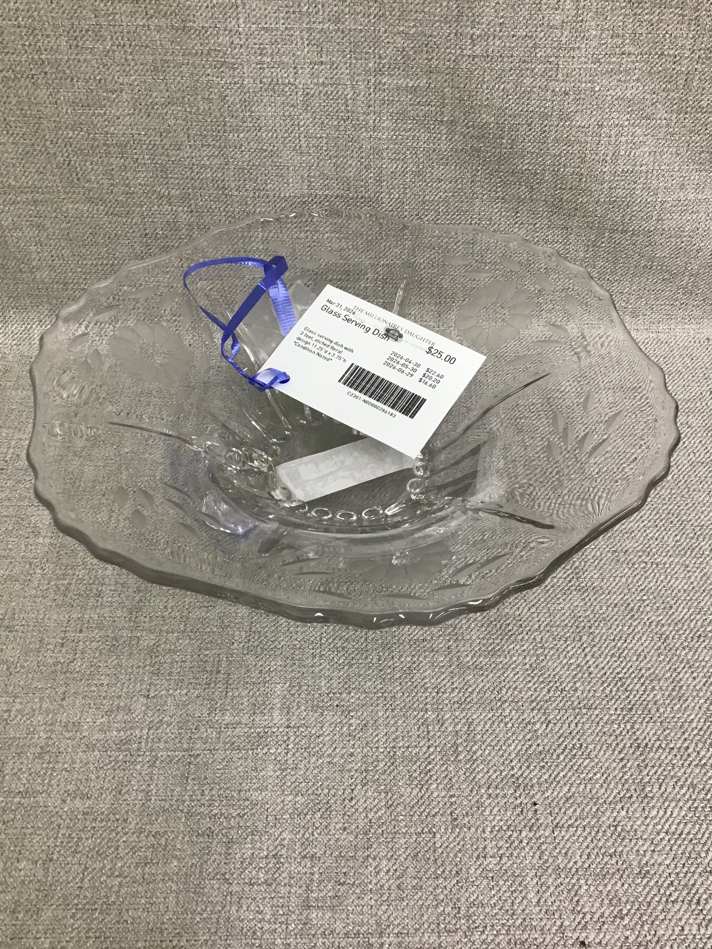 Glass Serving Dish