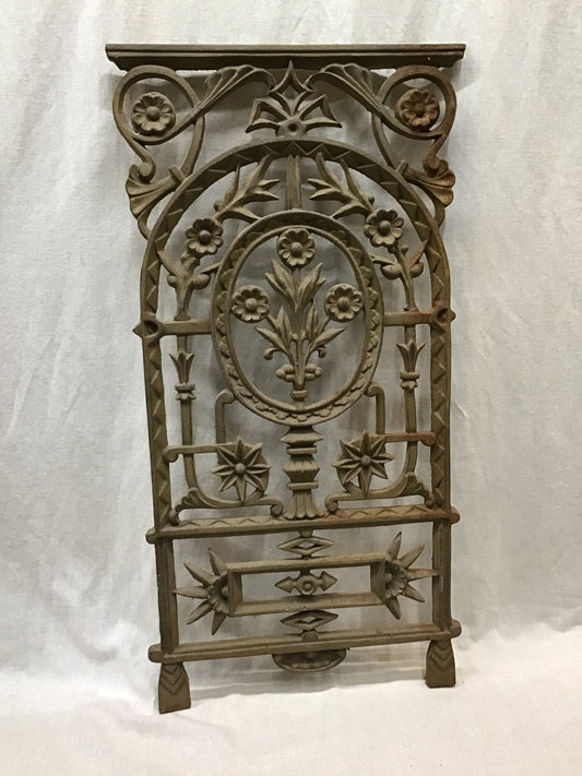Antique Spanish Revival Iron Window Grate