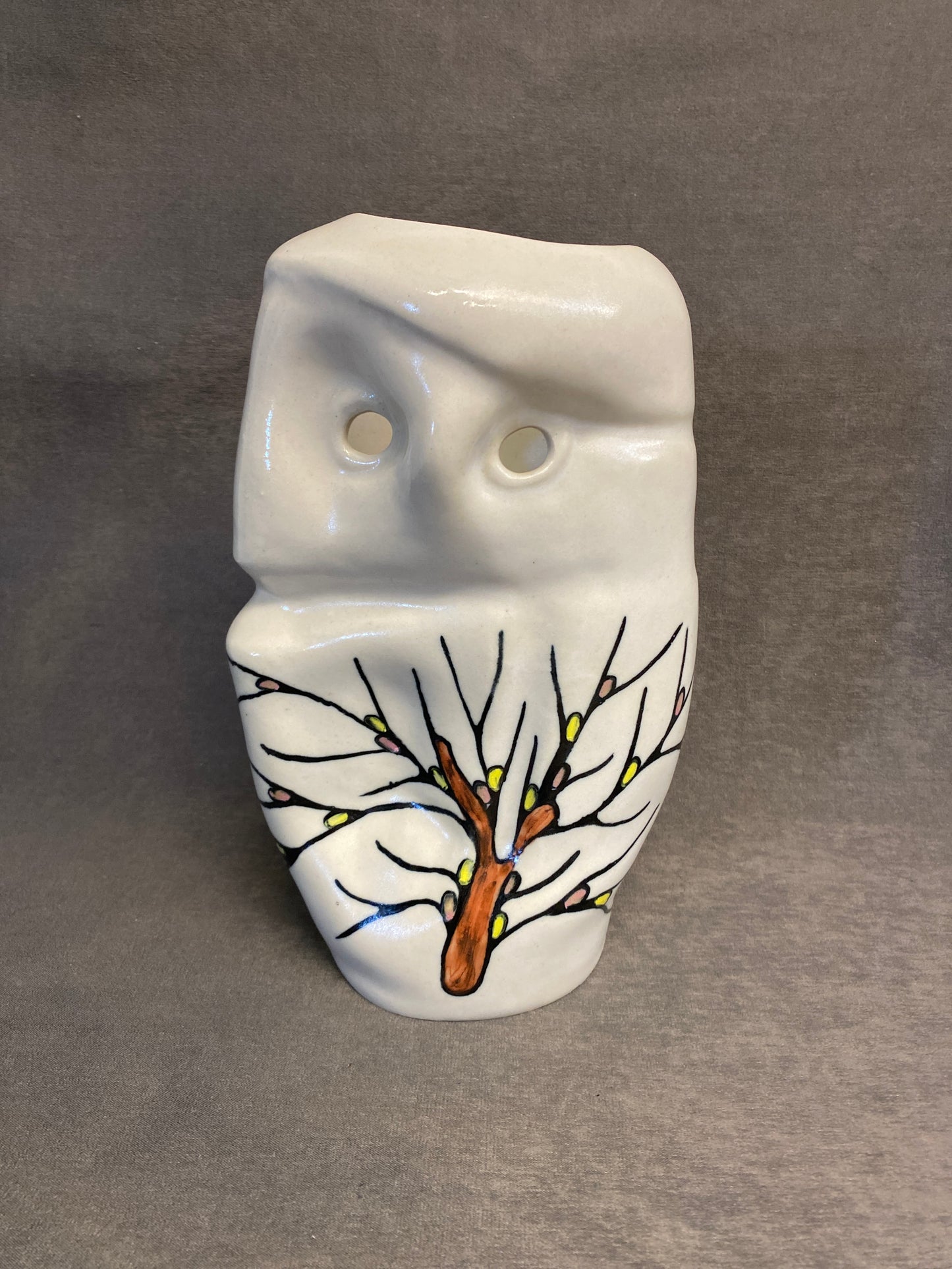 Vintage Ceramic Vase - Owl