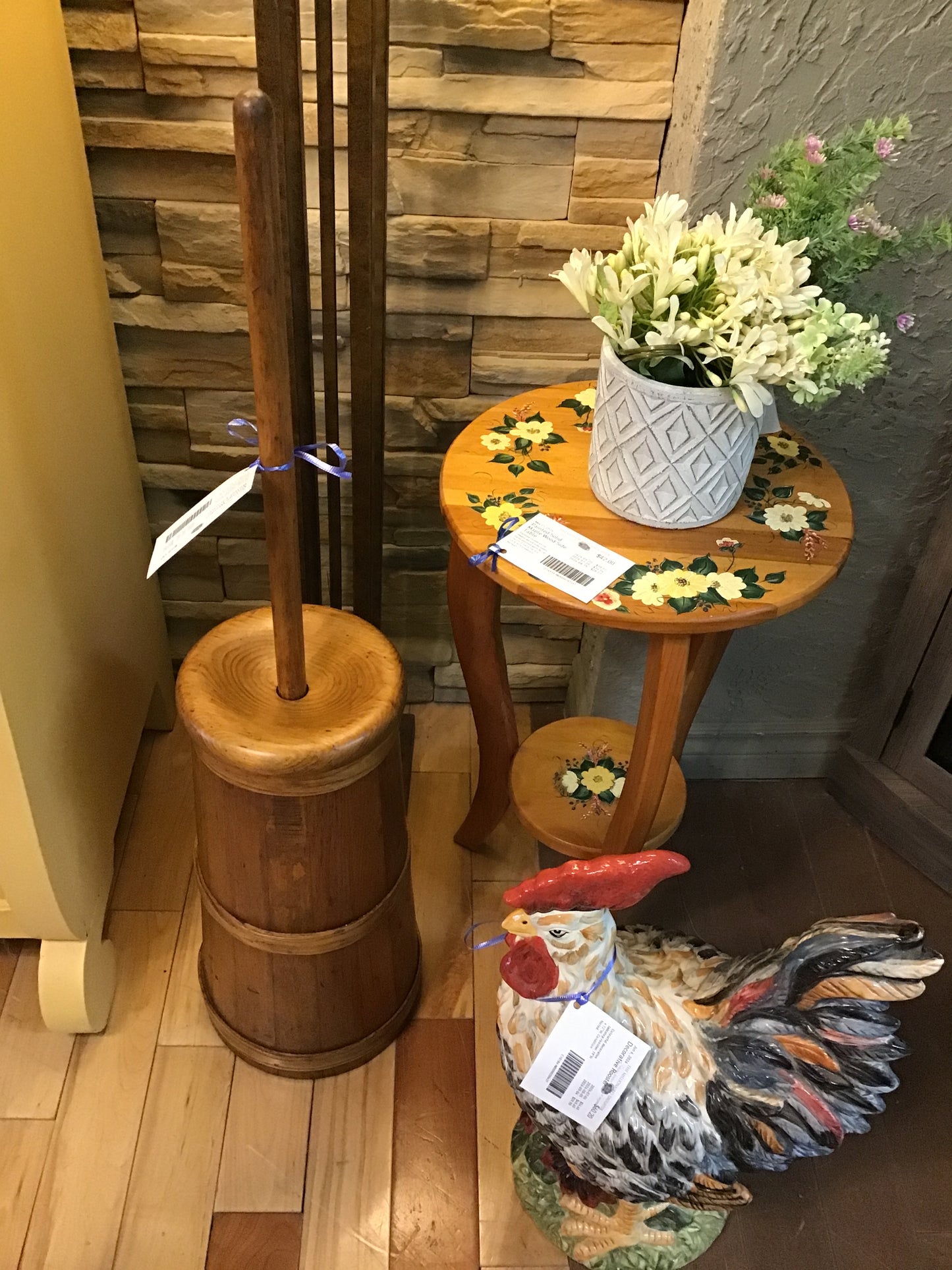 Vintage Wooden Butter Churner