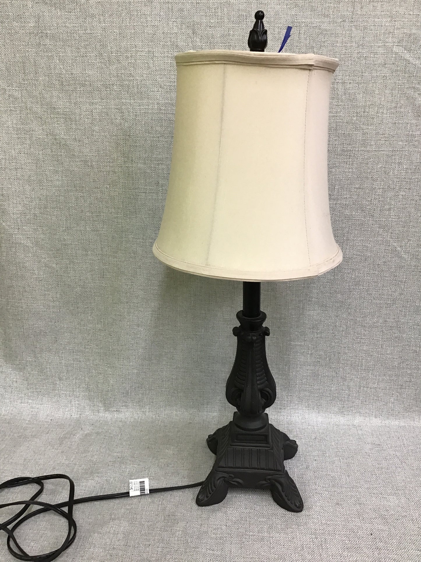 Black Metal Table Lamp- 26"h
