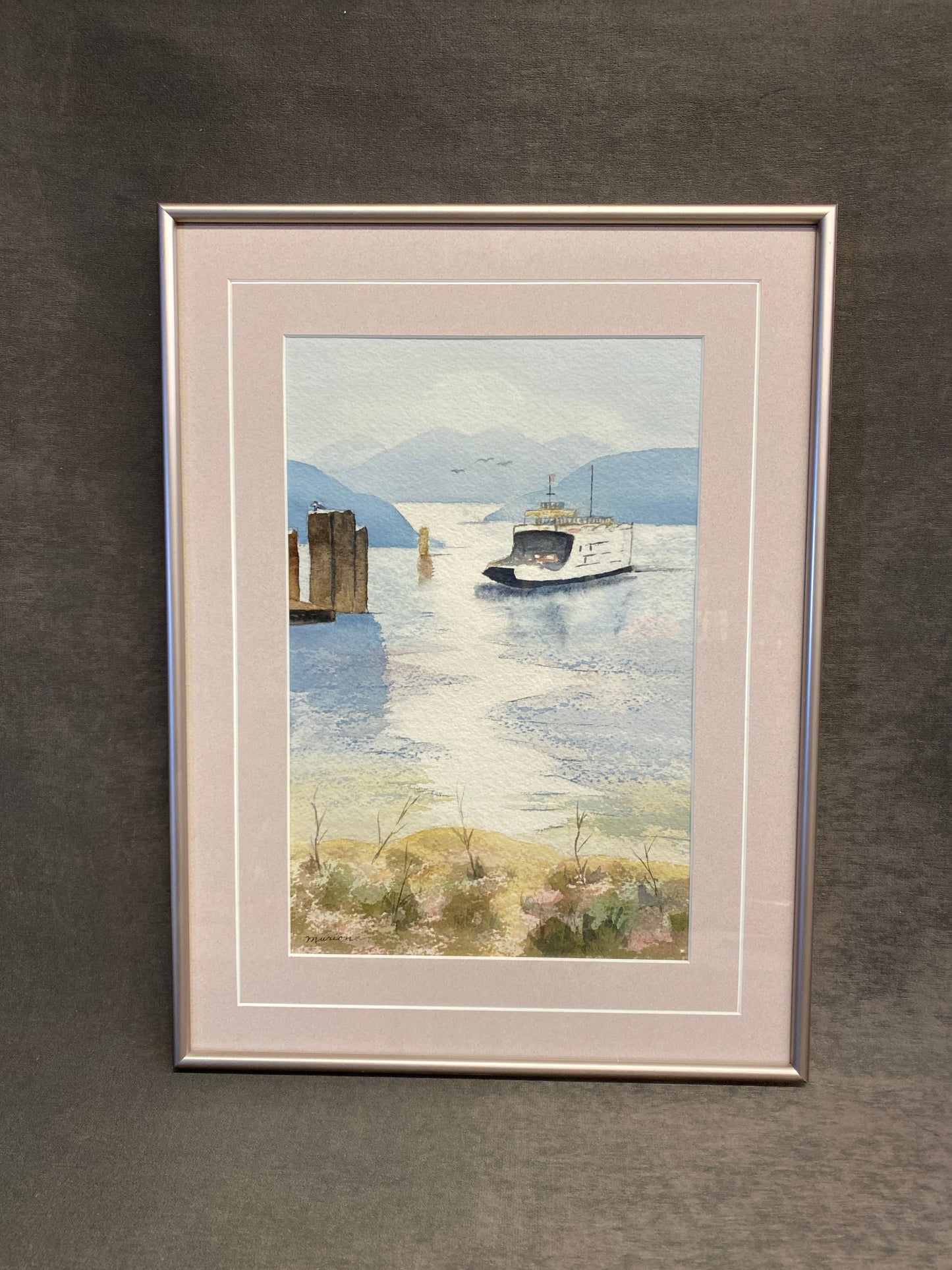 Framed Painting - Approaching Salt Spring
