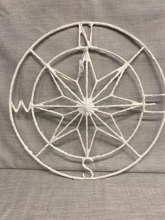NEW! CBK Wall Decor - White Compass