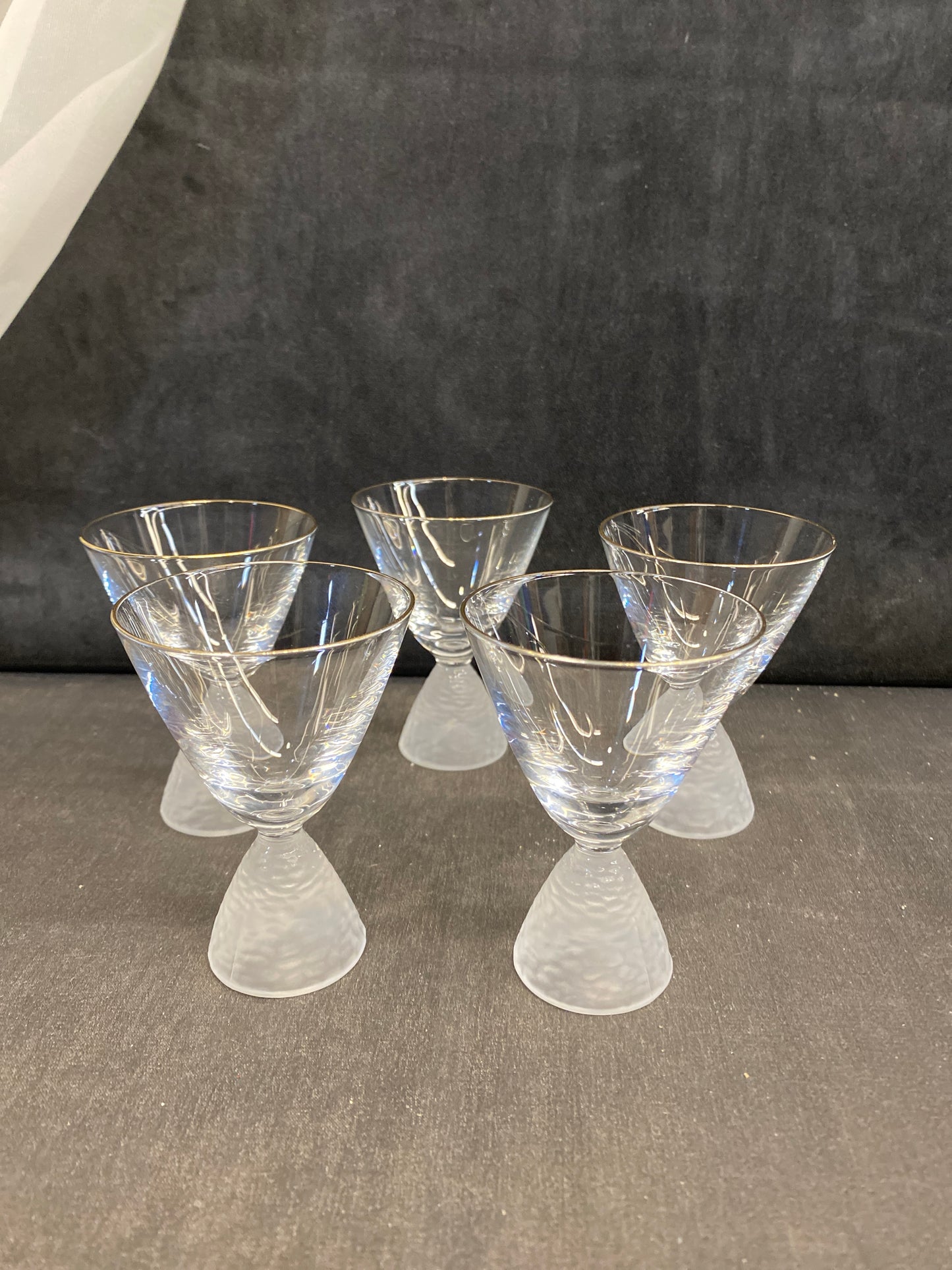 Set 5 Hoya Liqueur Glasses