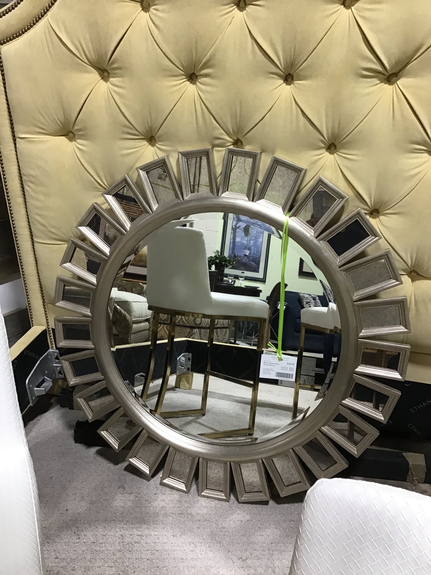 Ethan Allen Wood Framed Mirror
