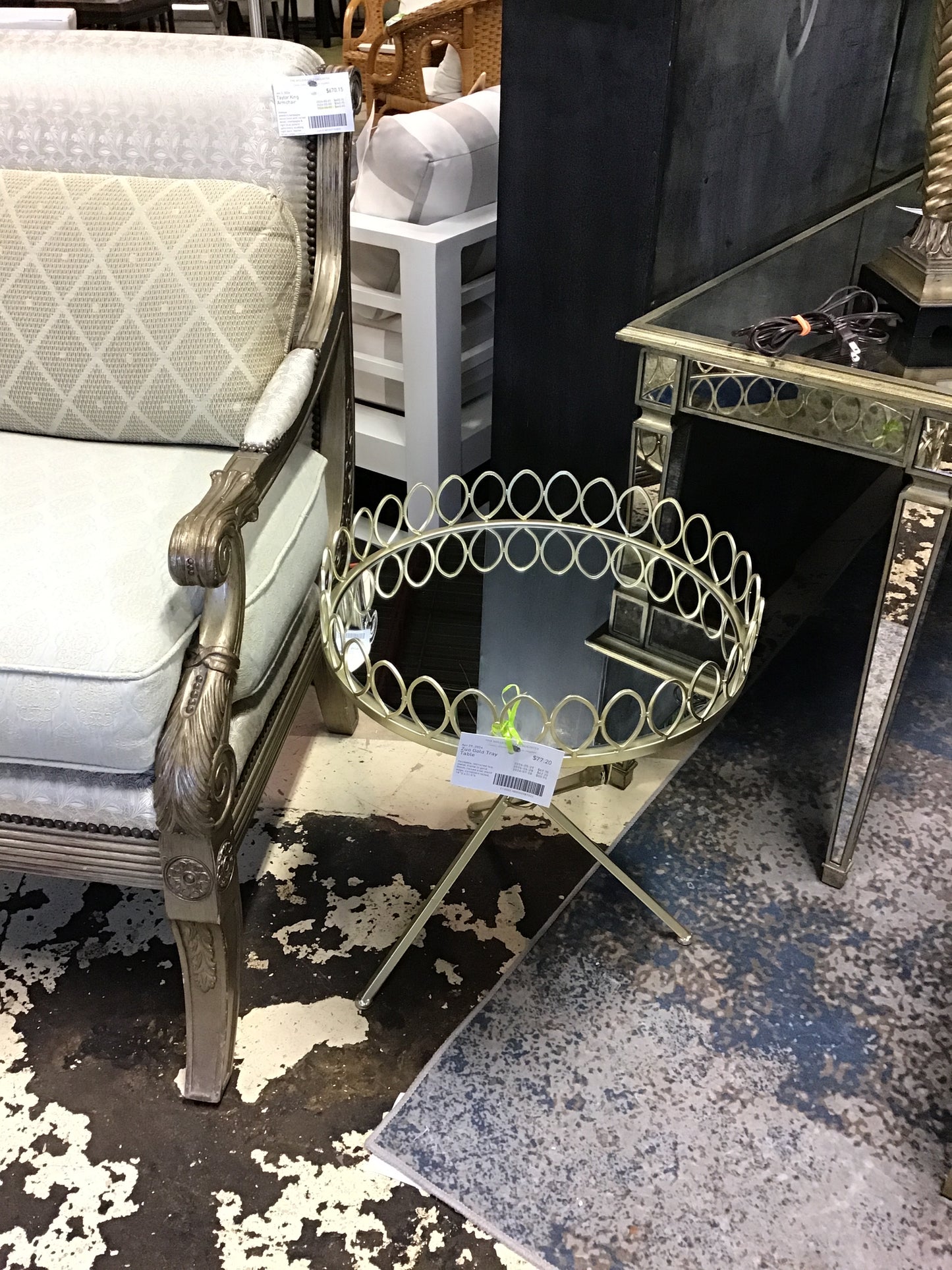 Zuo Gold Tray Table