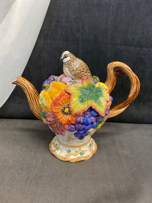 Fitz & Floyd "Autumn Bounty" Teapot