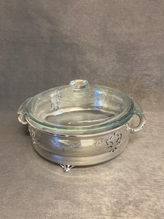 3PC Silverplate Casserole