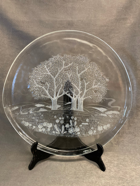 Studio Nova "Sun Valley" Glass Platter