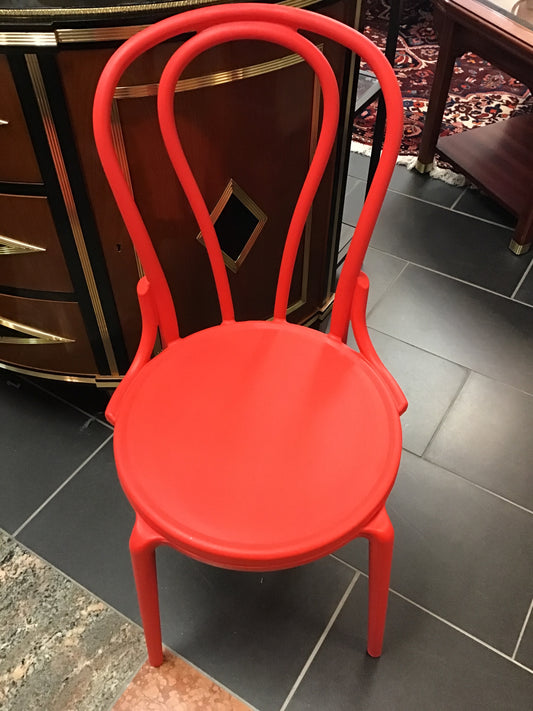 'Monet' Red Acrylic Chair