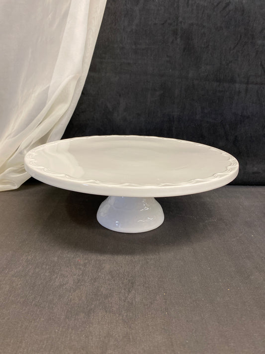 Cake Boss Ceramic Cake Stand - White