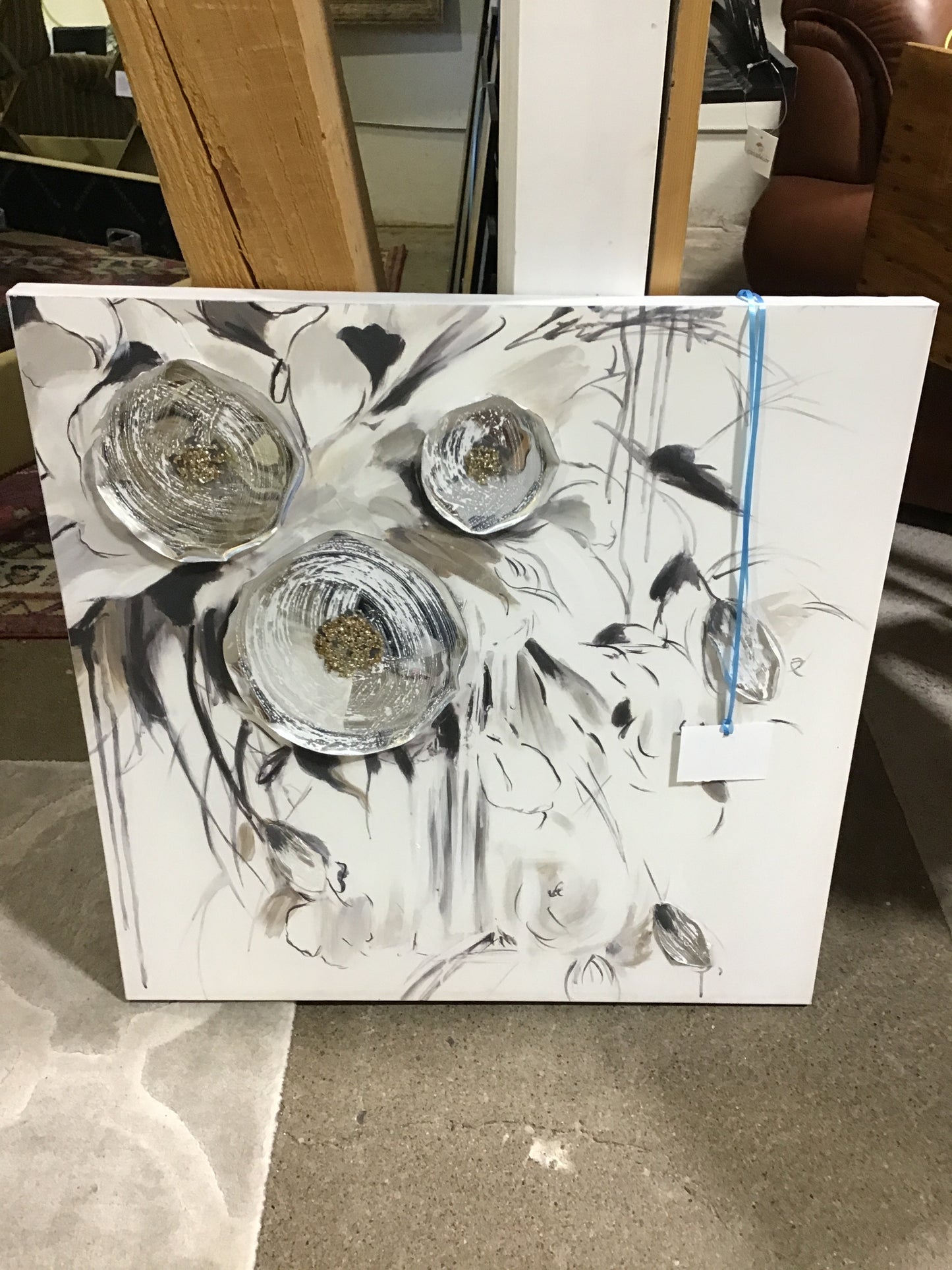 Frameless Print - Foil Flowers
