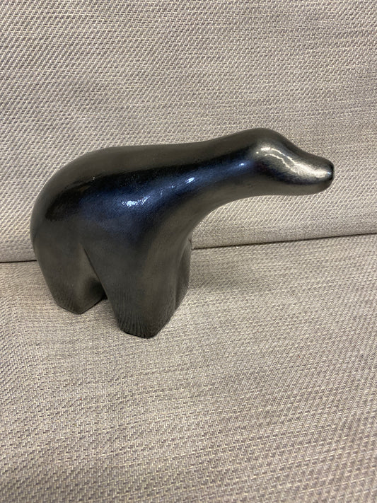 New! Grey Porcelain Bear - Condition