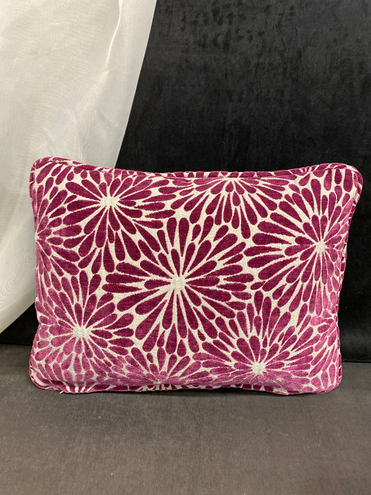 Lumbar Cushion - Purple Floral