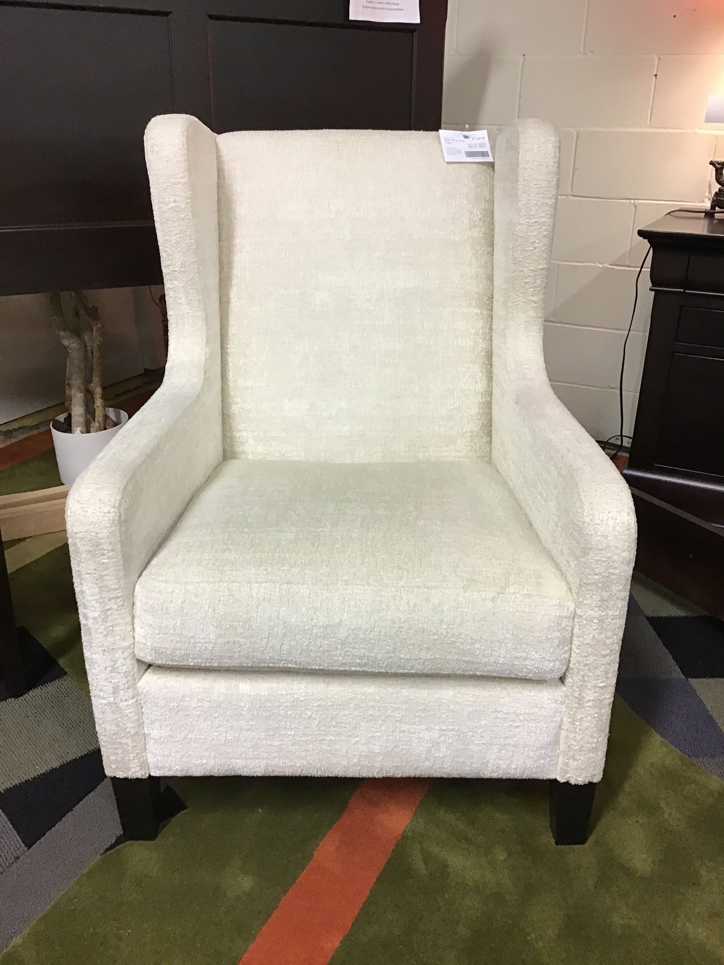 NEW! Wing Chair - Cream