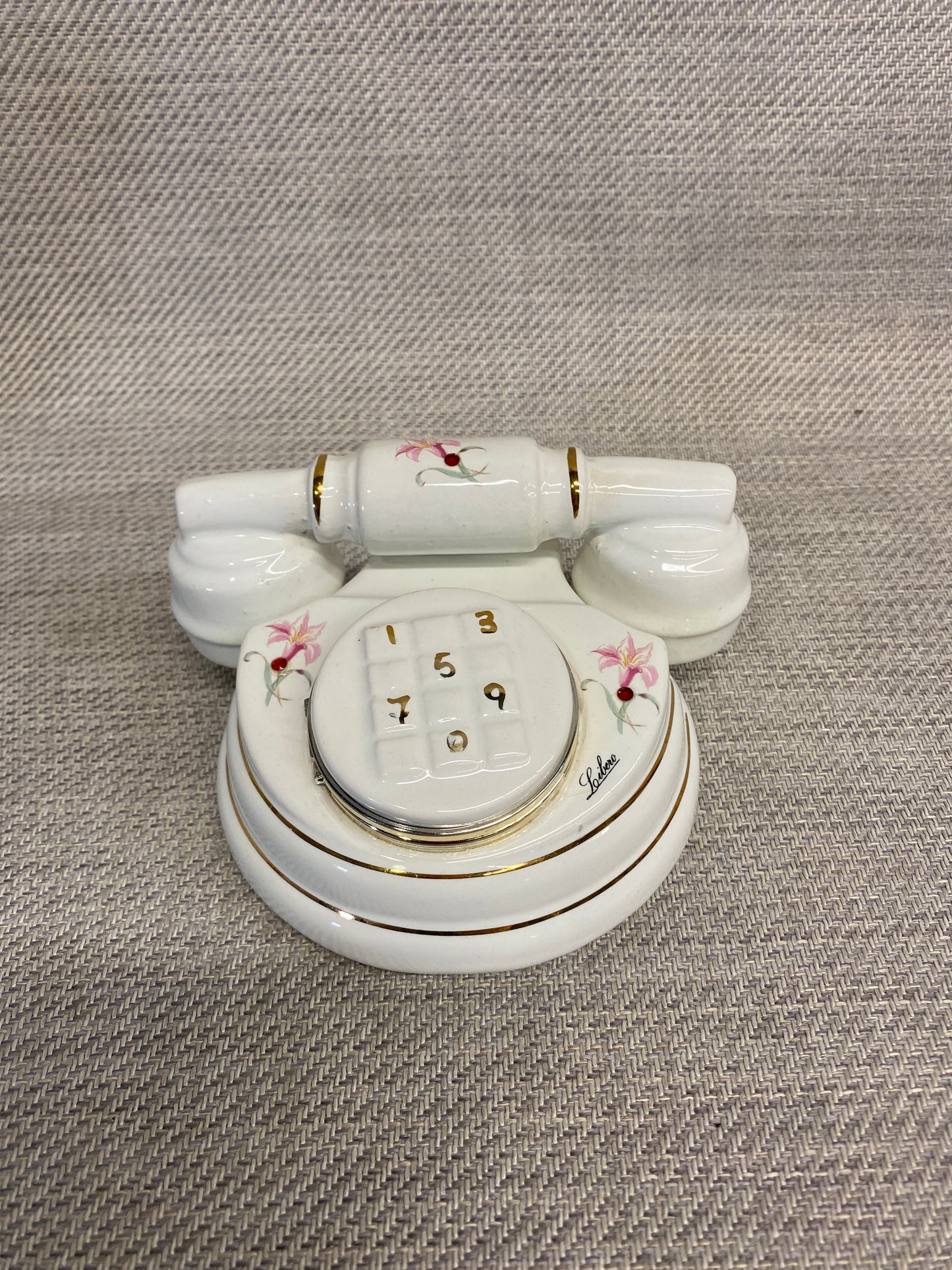 Ceramic Trinket Box - Telephone