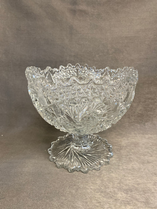 Pinwheel Crystal Compote