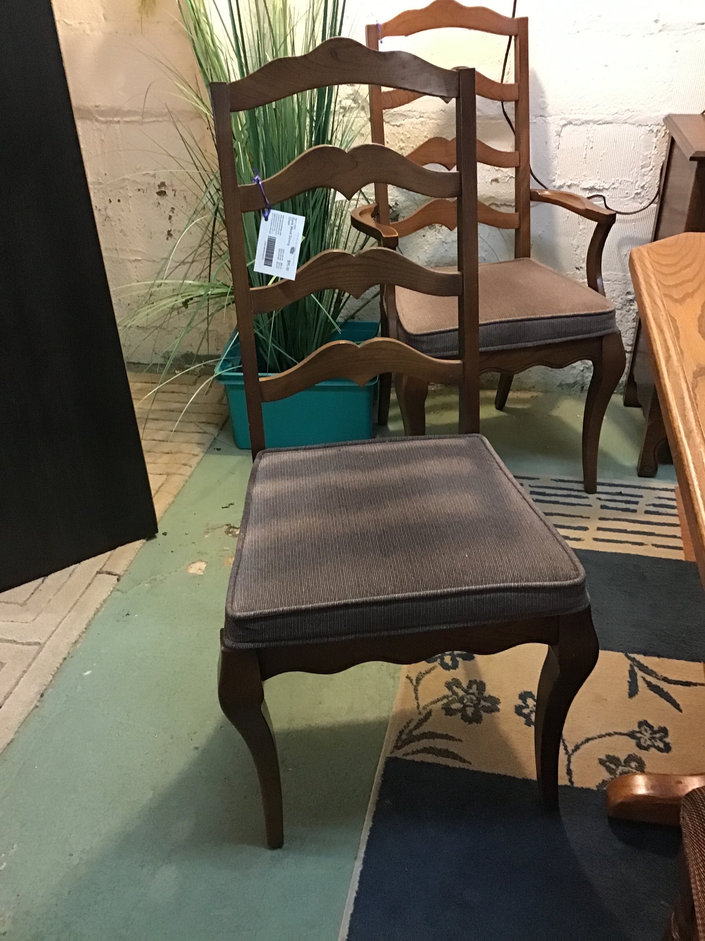 Dark Wood Dining Chair
