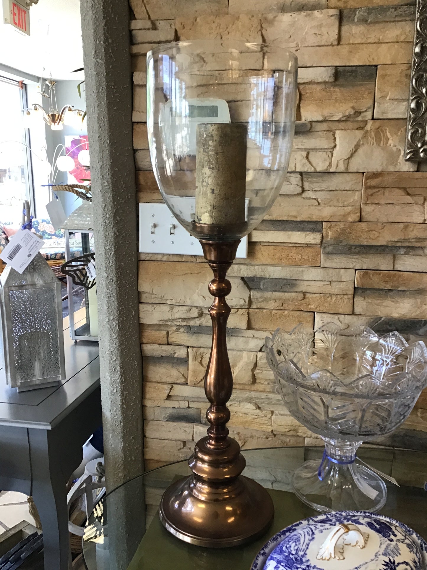 Antique Buffet Candle Holder