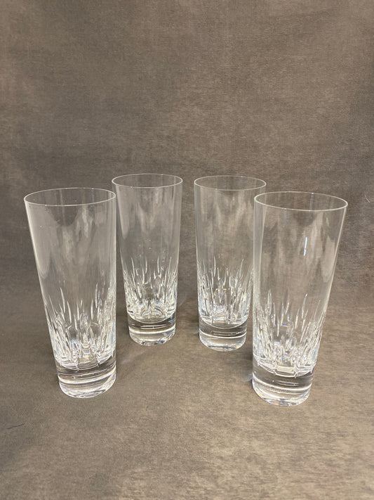 Set 4 Wedgwood Crystal Highballs