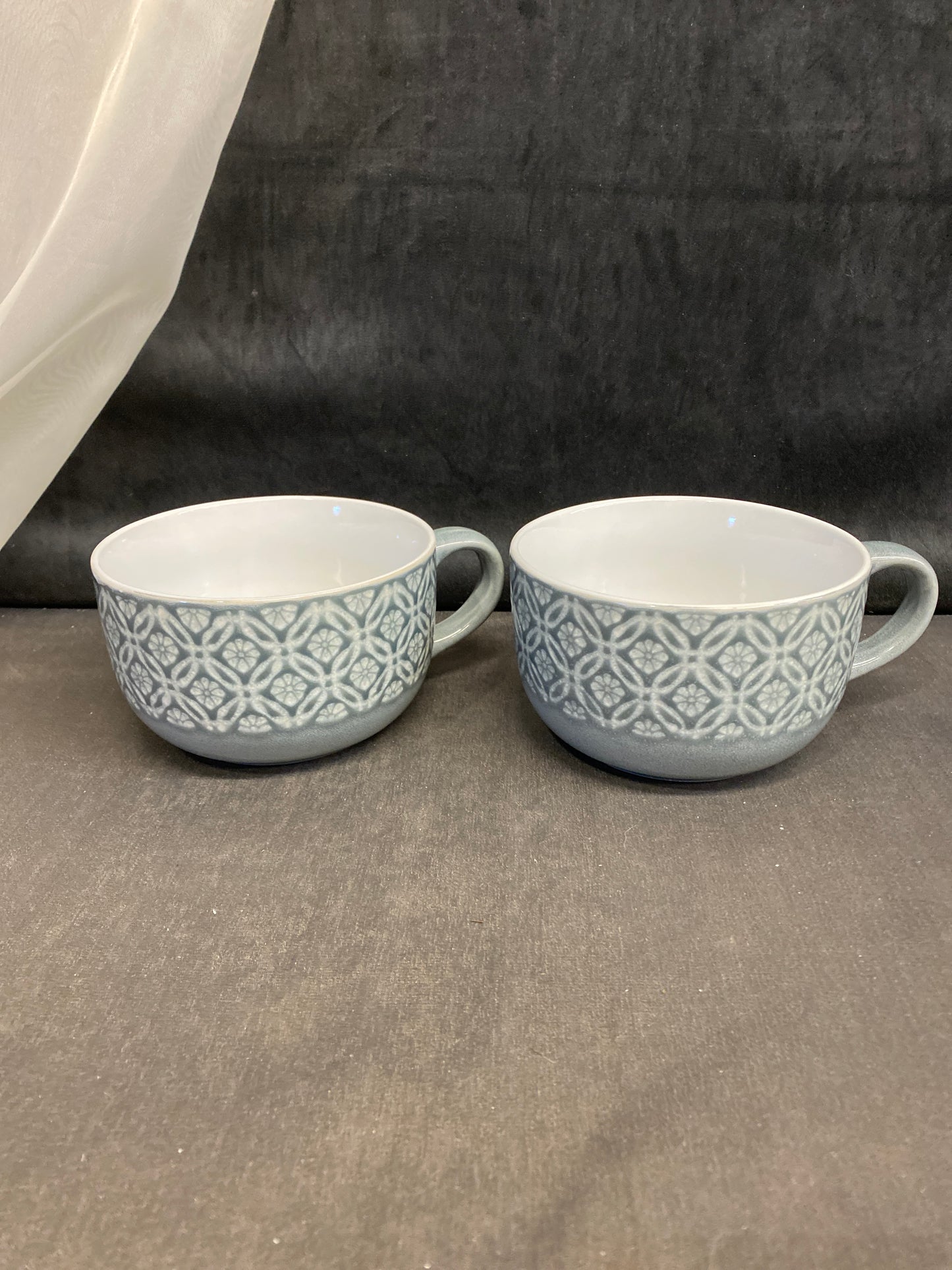 PAIR Ceramic Oversize Mugs