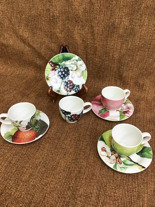 Portmeirion Espresso Cups & Saucers