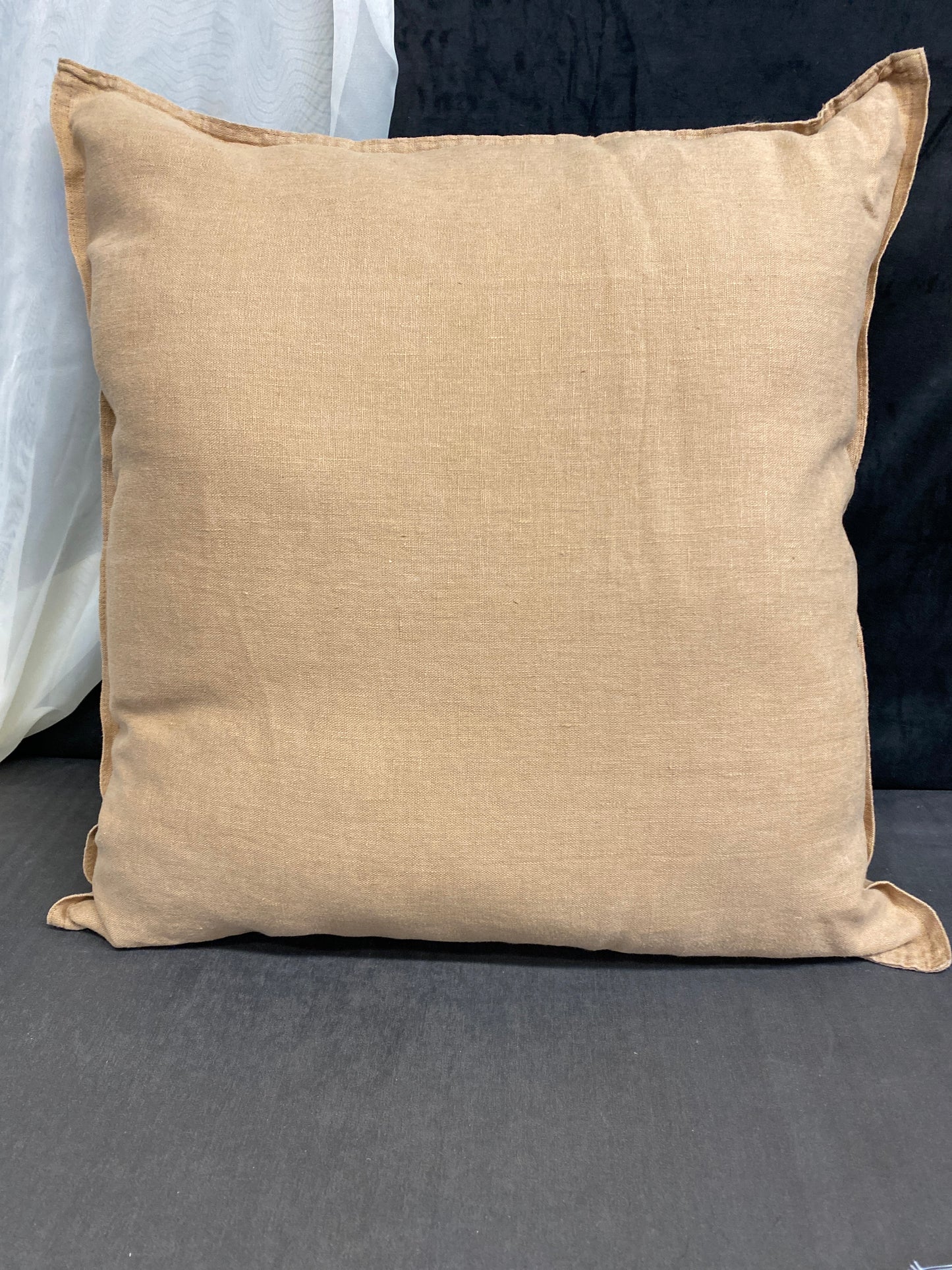 IKEA Dytag Linen Cushion - Brown